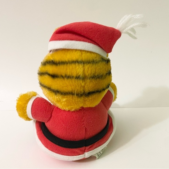 Vintage Garfield Santa Claus Christmas Stuffed Plush Toy - Picture 3 of 13